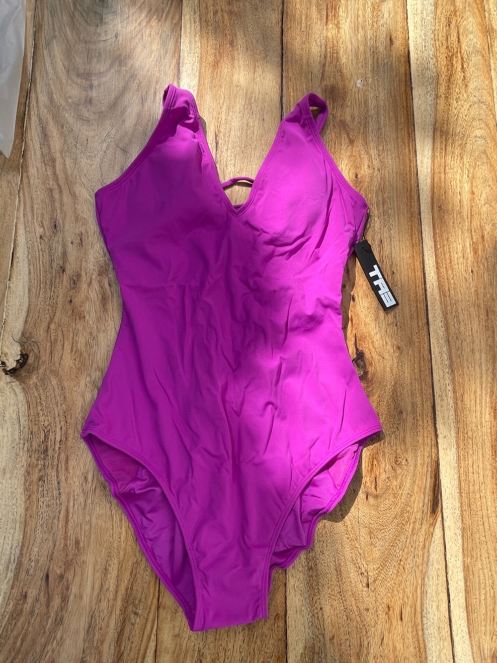 Ta3 Plungey Swimsuit in Orchid, Size L, Reg/Long, NWT